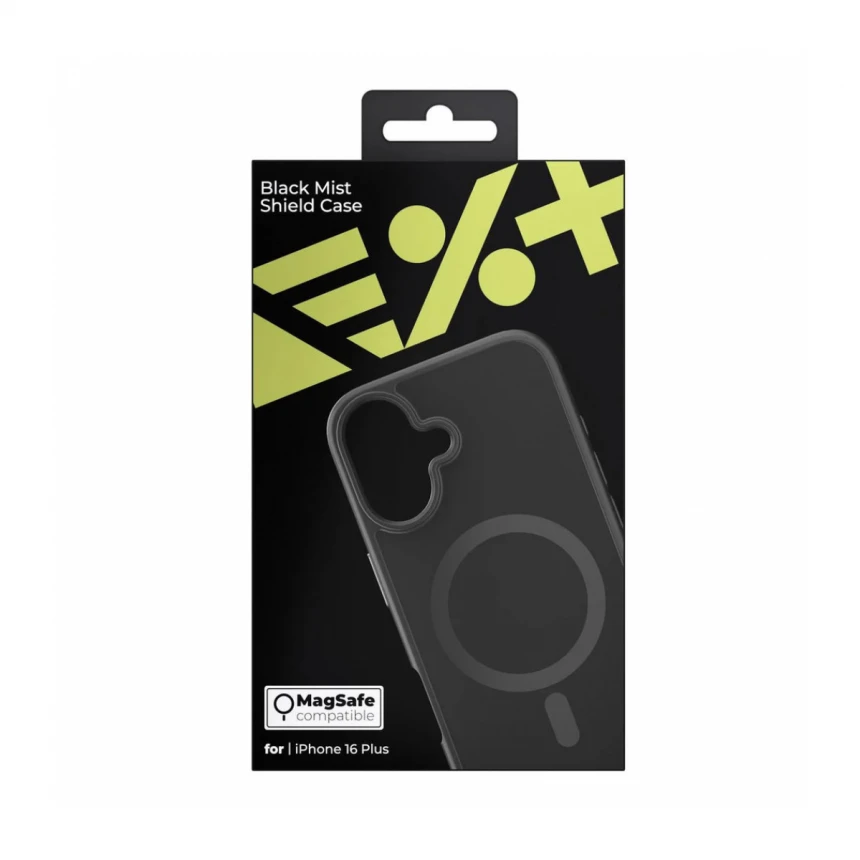Next One BLACK MIST Shield Case za iPhone 16 Plus | MagSafe Compatible