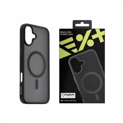Next One BLACK MIST Shield Case za iPhone 16 Plus | MagSafe Compatible