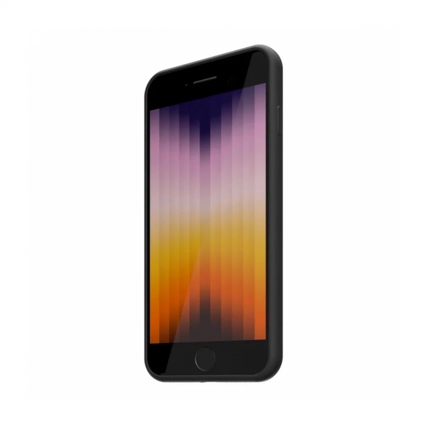 NEXT ONE BLACK SILICON CASE FOR IPHONE SE 2ND GEN.