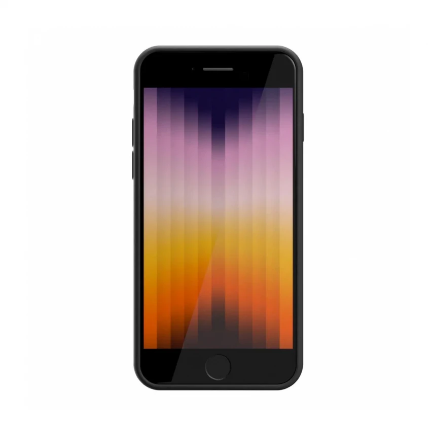 NEXT ONE BLACK SILICON CASE FOR IPHONE SE 2ND GEN.