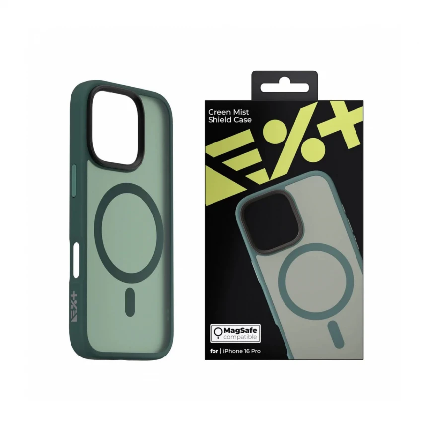 Next One GREEN MIST Shield Case za iPhone 16 Pro | MagSafe Compatible