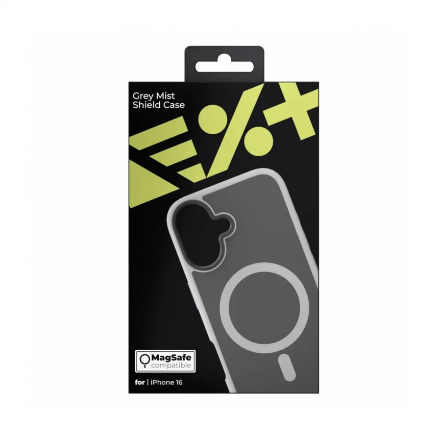 Next One GREY MIST Shield Case za iPhone 16 | MagSafe Compatible