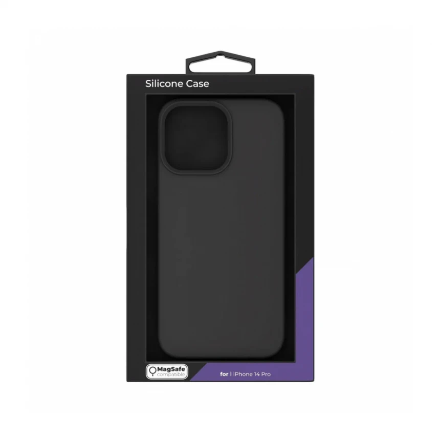 Next One MagSafe Silicone Case for iPhone 14 Pro Black