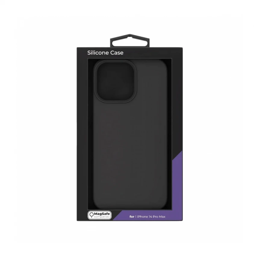 Next One MagSafe Silicone Case for iPhone 14 Pro Max Black