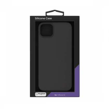 Next One MagSafe Silicone Case for iPhone 14 Max Black