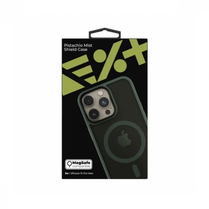Next One Mist Shield Case for iPhone 15 Pro Max MagSafe Compatible - Pistachio
