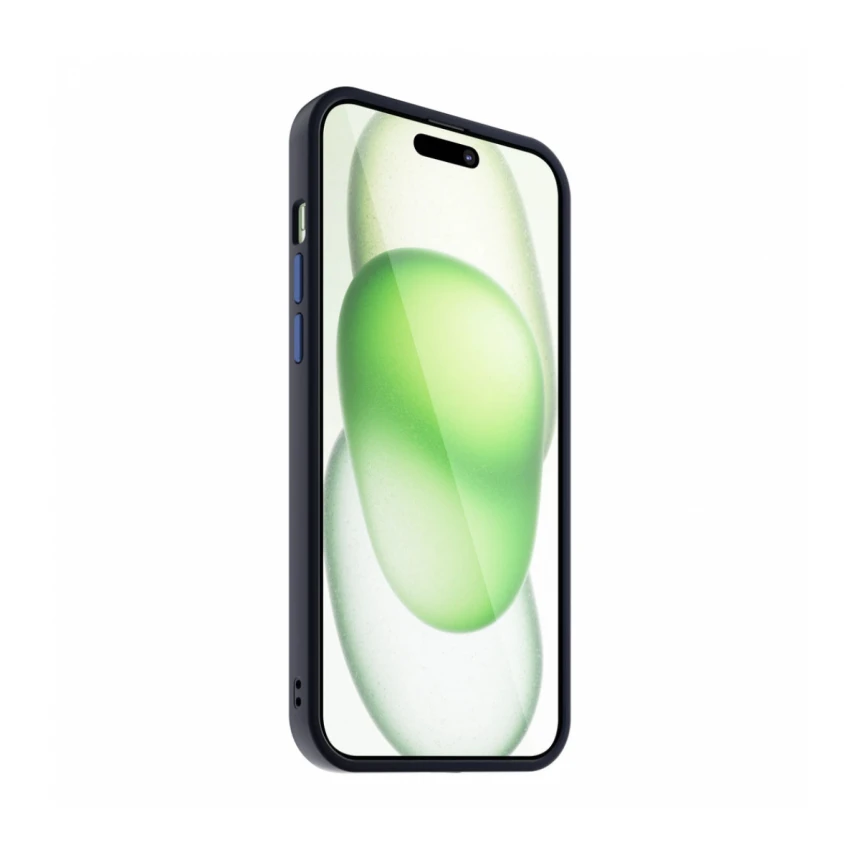 NEXT ONE mist shield case MagSafe compatible for iPhone 15 Plus | Midnight