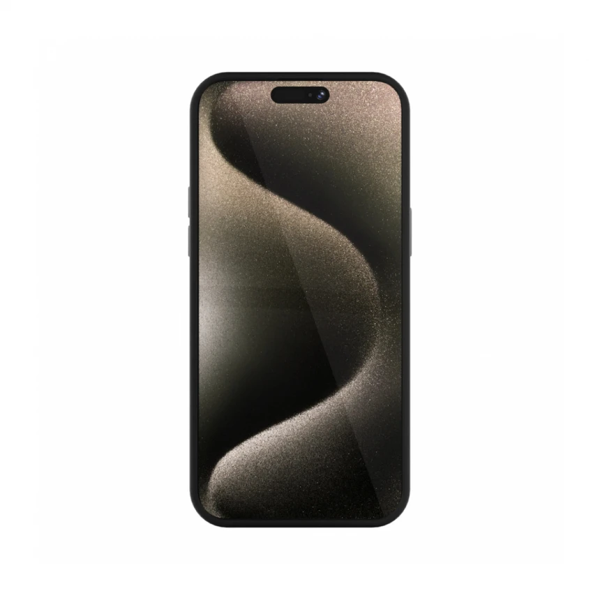 NEXT ONE mist shield case MagSafe compatible for iPhone 15 Pro | Black