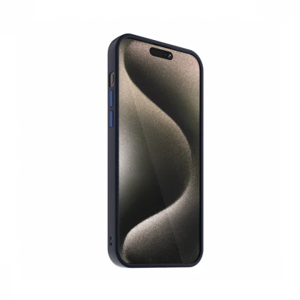 NEXT ONE mist shield case MagSafe compatible for iPhone 15 Pro | Midnight