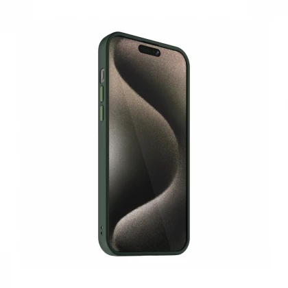 NEXT ONE mist shield case MagSafe compatible for iPhone 15 Pro | Pistachio