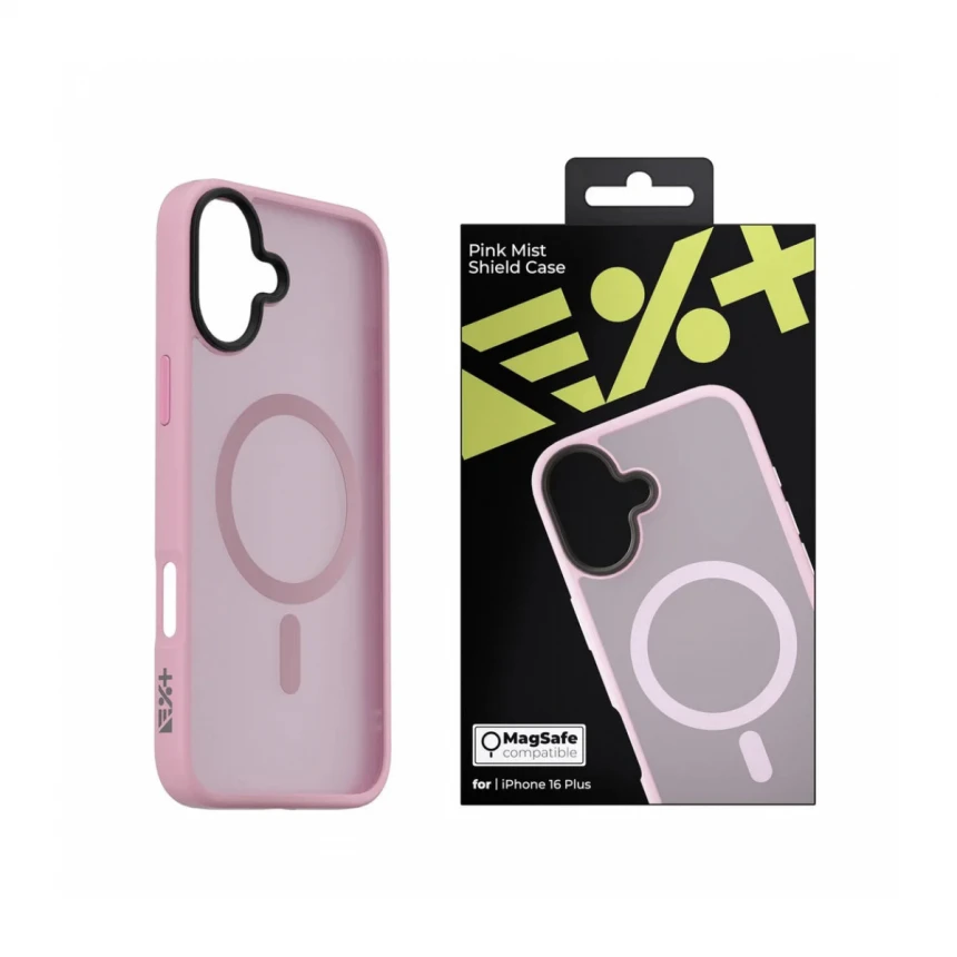 Next One PINK MIST Shield Case za iPhone 16 Plus | MagSafe Compatible