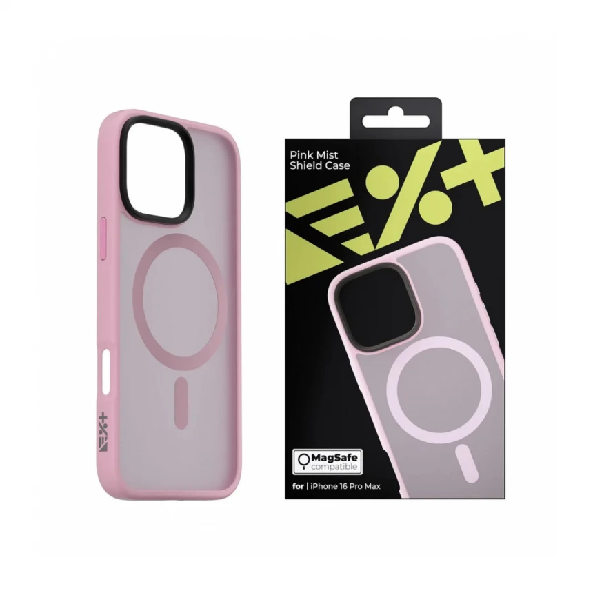 Next One PINK MIST Shield Case za iPhone 16 Pro Max | MagSafe Compatible