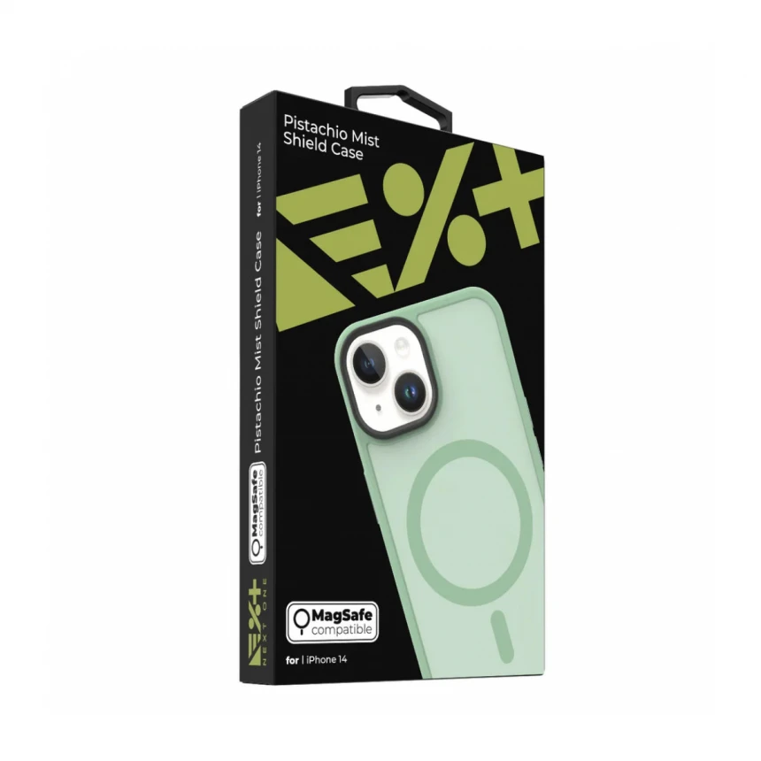 NEXT ONE PISTACHIO MIST SHIELD CASE FOR IPHONE 14 | MAGSAFE COMPATIBLE