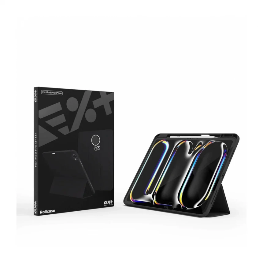 NEXT ONE RollCase for iPad Pro 13 M4 Black