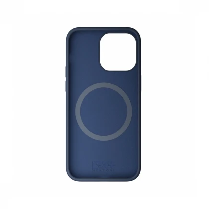 NEXT ONE silicone case MagSafe compatible for iPhone 15 Pro Max | Royal Blue
