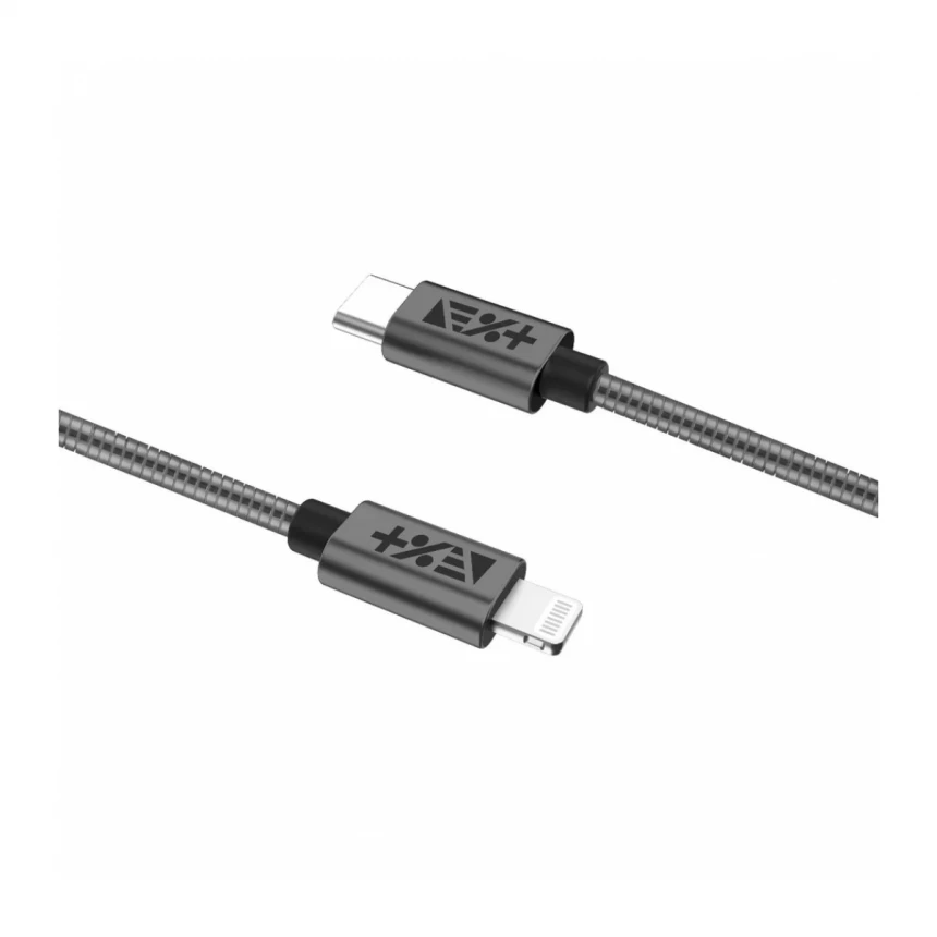 Next One SPACE GRAY USB-C TO LIGHTNING 1,2m METALLIC CABLE