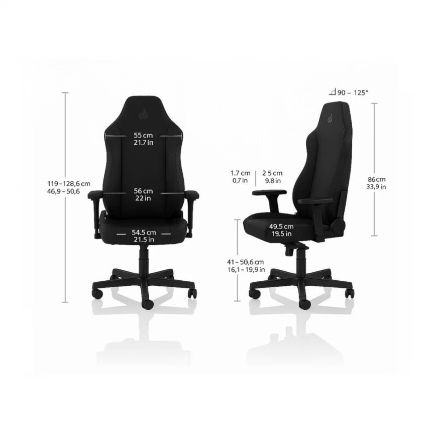 NITRO CONCEPTS X1000 Gaming stolica - Stealth Black