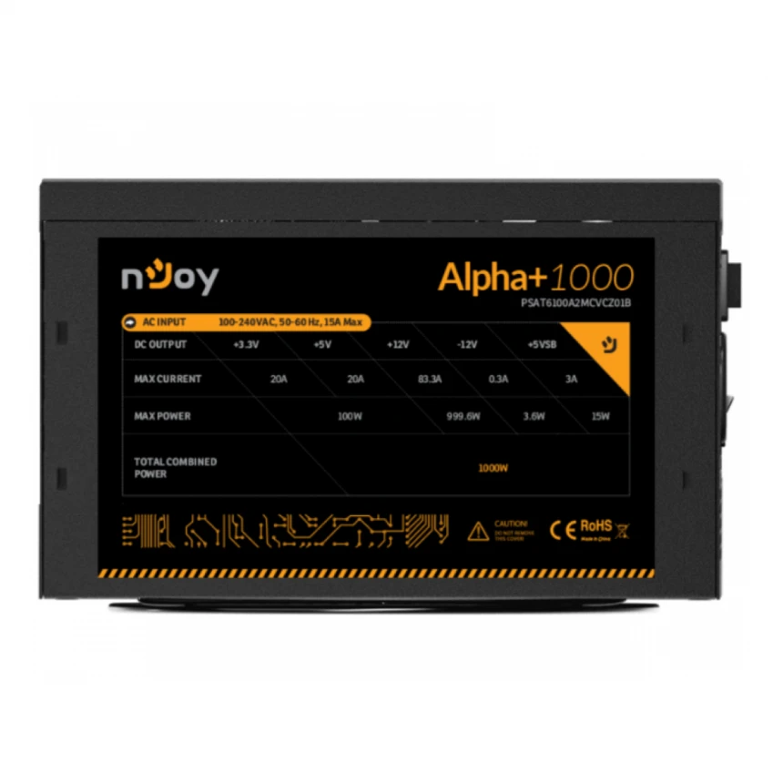 NJOY Alpha+ 1000 1000W napajanje (PSAT6100A2MCVCZ01B) 