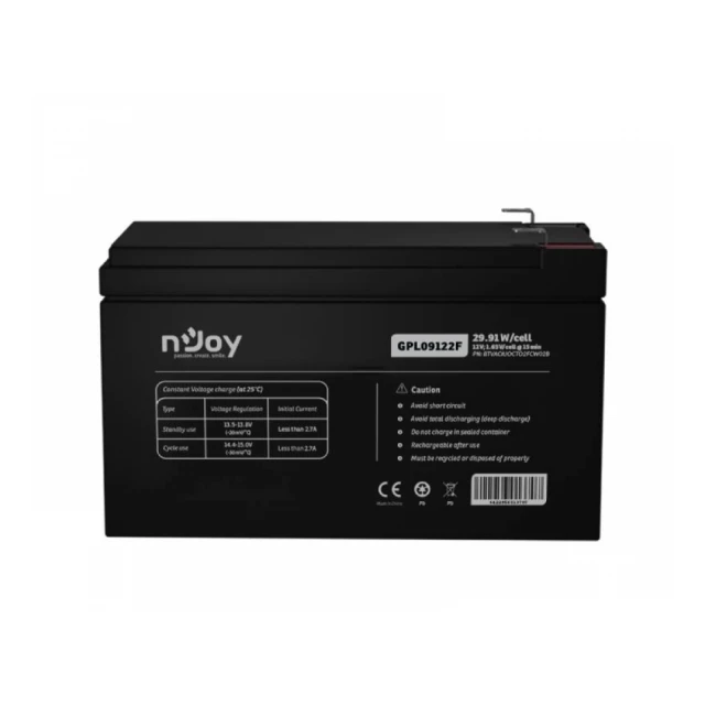 NJOY GPL09122F baterija za UPS 12V 9Ah (BTVACIUOCTO2FCW02B) 