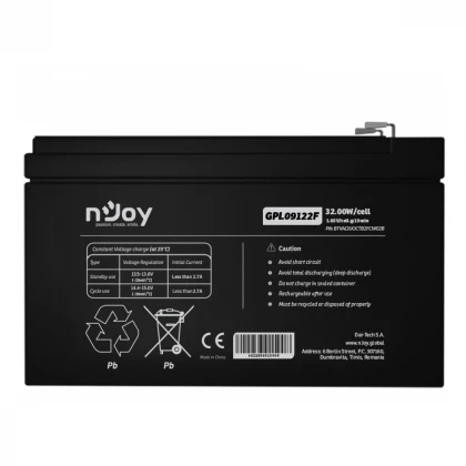 NJOY GPL09122F baterija za UPS 12V 9Ah (BTVACIUOCTB2FCW02B) 