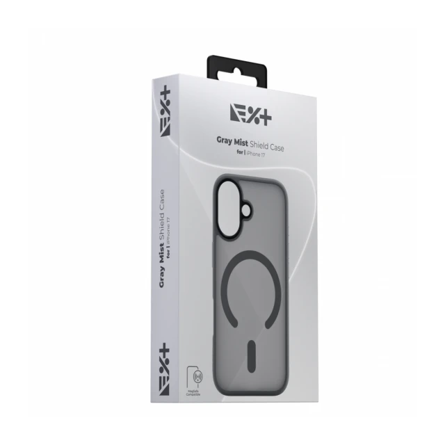 NOA Gray Mist Shield Case for iPhone 17 | MagSafe Compatible