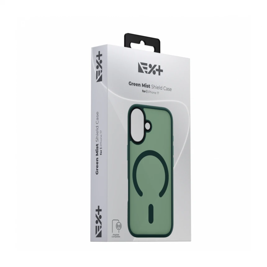 NOA Green Mist Shield Case for iPhone 17 | MagSafe Compatible