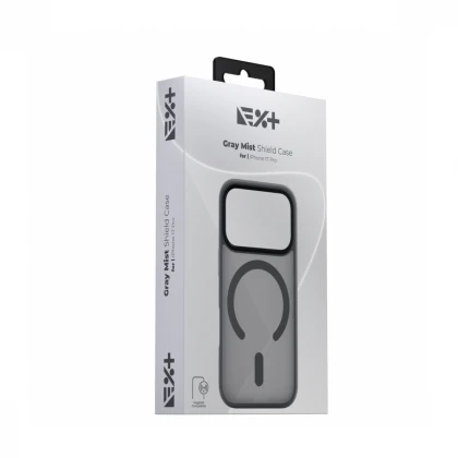 NOA Grey Mist Shield Case for iPhone 17 Pro | MagSafe Compatible