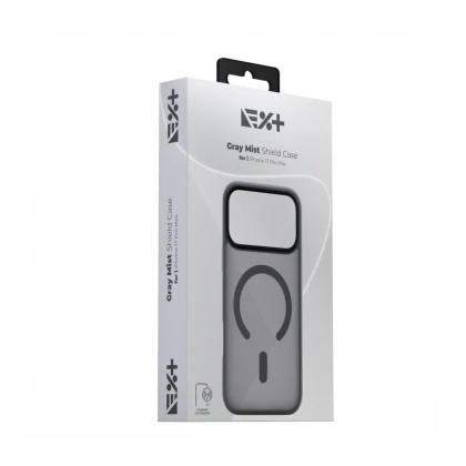 NOA Grey Mist Shield Case for iPhone 17 Pro Max | MagSafe Compatible