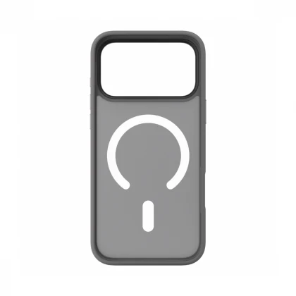 NOA Grey Mist Shield Case for iPhone 17 Pro Max | MagSafe Compatible