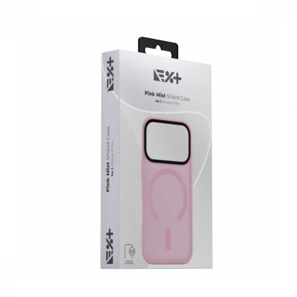 NOA Pink Mist Shield Case for iPhone 17 Pro | MagSafe Compatible