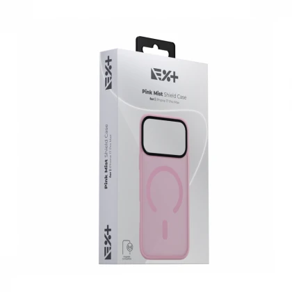 NOA Pink Mist Shield Case for iPhone 17 Pro Max | MagSafe Compatible