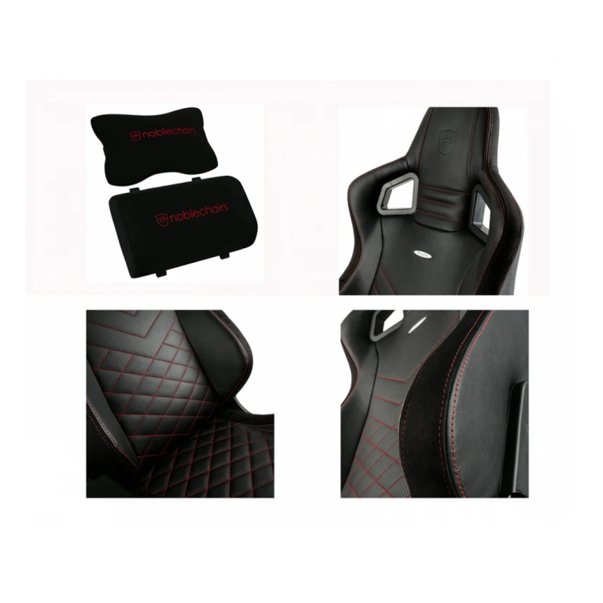 NOBLECHAIRS EPIC Gaming stolica crno-crvena