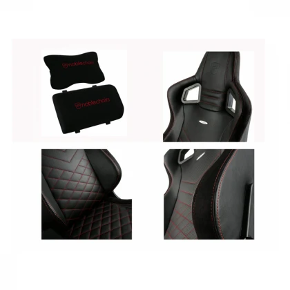 NOBLECHAIRS EPIC Gaming stolica crno-crvena 