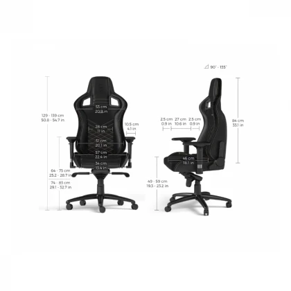 NOBLECHAIRS EPIC Gaming stolica crno-zlatna 