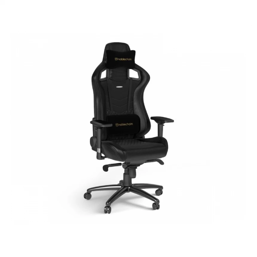 NOBLECHAIRS EPIC Real Leather Gaming stolica crna