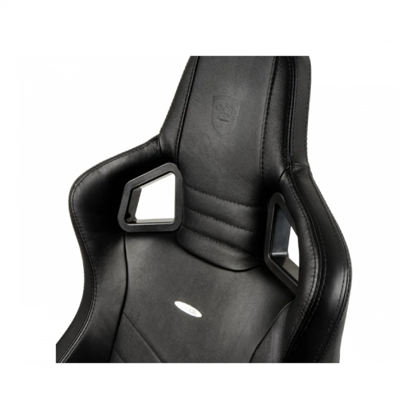 NOBLECHAIRS EPIC Real Leather Gaming stolica crna