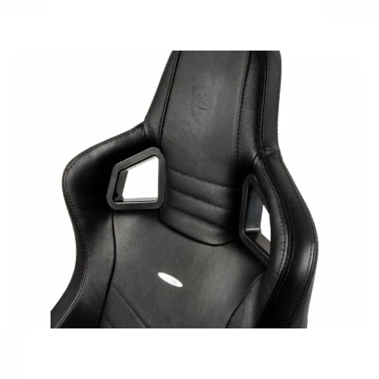 NOBLECHAIRS EPIC Real Leather Gaming stolica crna 
