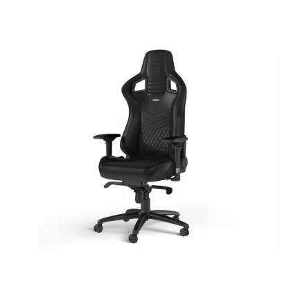 NOBLECHAIRS EPIC Real Leather Gaming stolica crna 