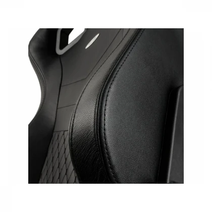 NOBLECHAIRS EPIC Real Leather Gaming stolica crna 