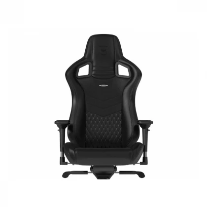 NOBLECHAIRS EPIC Real Leather Gaming stolica crna 