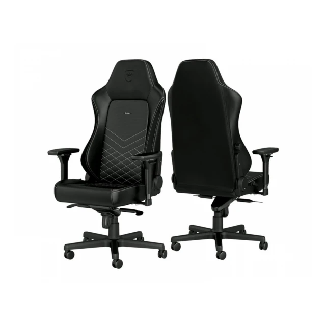 NOBLECHAIRS HERO Gaming stolica crno-platinum bela 
