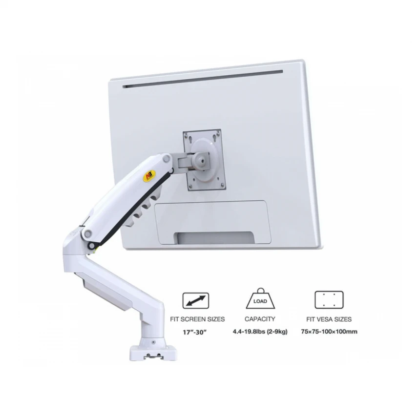 NORTH BAYOU F80 stoni nosač za monitor beli 17-30 inča 