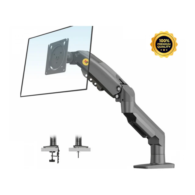 NORTH BAYOU F80 stoni nosač za monitor mat crni 17-30 inča 