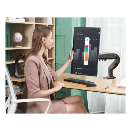 NORTH BAYOU F80 stoni nosač za monitor mat crni 17-30 inča 