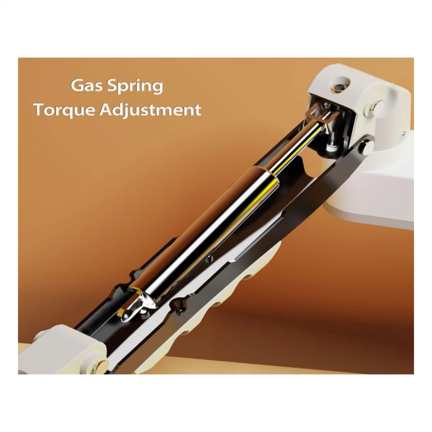 NORTH BAYOU H180 stoni nosač za dva monitora beli 17-27 inča 