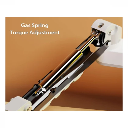 NORTH BAYOU H180 stoni nosač za dva monitora beli 17-27 inča 