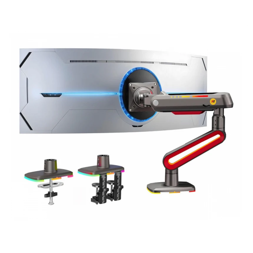 NORTH BAYOU L60 Gaming stoni nosač za monitor mat crni 