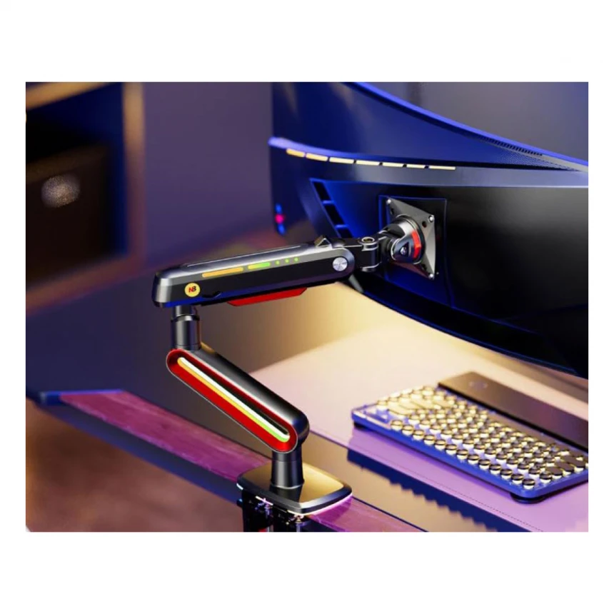 NORTH BAYOU L60 Gaming stoni nosač za monitor mat crni 