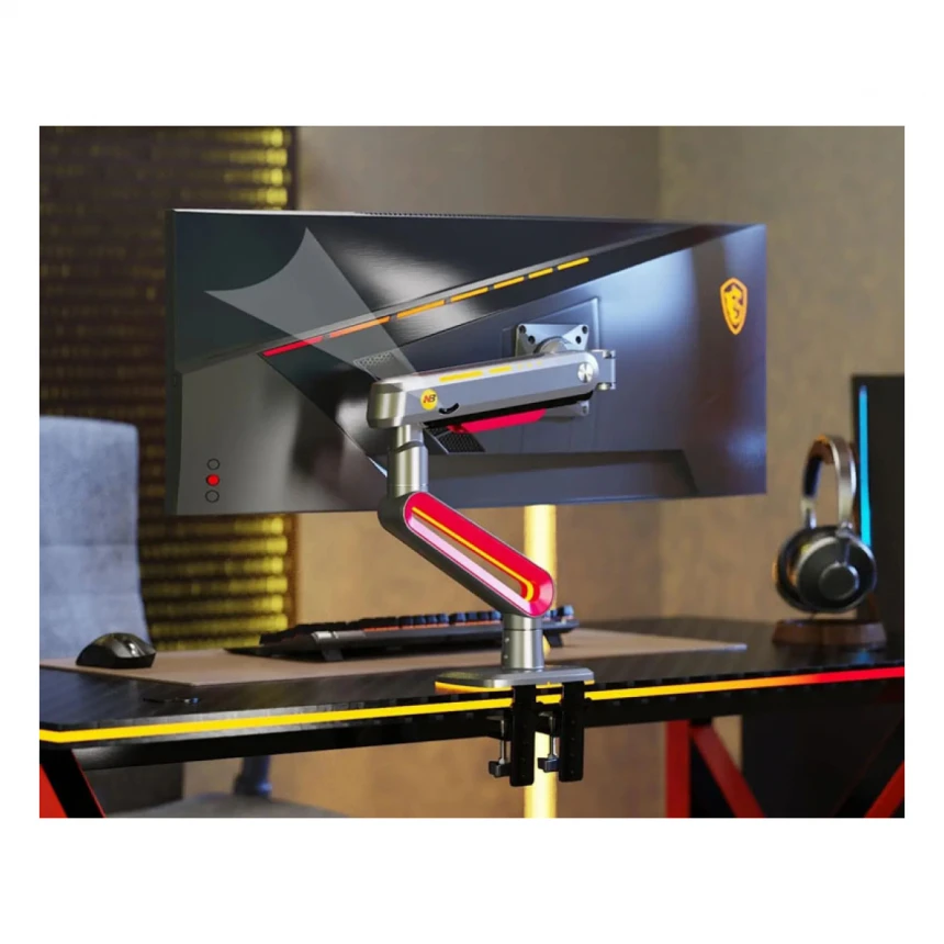 NORTH BAYOU L60 Gaming stoni nosač za monitor mat crni 