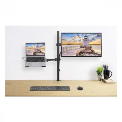 Nosač za monitor sa postoljem za laptop Manhattan 462136 13"-32"